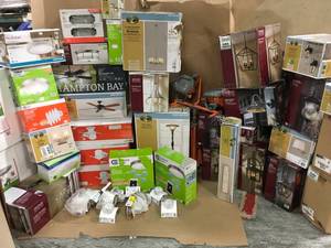 MIXED HAMPTON BAYHOME DECOR COLLECTION COMMERCIAL ELECTRIC PROGRESSIVE LIGHTING LIGHTS DIFFERENT MODELS & STYLES CUSTOMER RETURNS SEE PICS