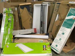 COMMERCIAL ELECTRIC LED COLOR CHANGING FLAT PANEL & OTHER LIGHT PANELS CUSTOMER RETURNS SEE PICS