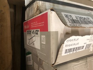 lot 50 image: Pallet with 9 cases of Restore Bright White 4 in. x 12 in. Glazed Ceramic Subway Wall Tile (10.64 sq. ft.  case) and other tiles