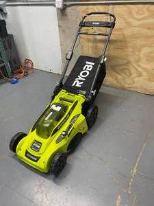 lot 23 image: RYOBI 20 Cordless Walk Behind Mower