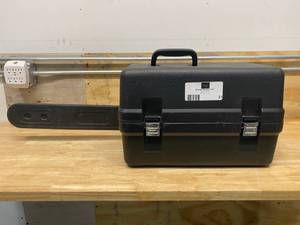 lot 31 image: REMINGTON Outlaw 20 in. 46cc Gas 2-Cycle Chainsaw with Automatic Chain Oiler and Heavy-Duty Carry Case Included
