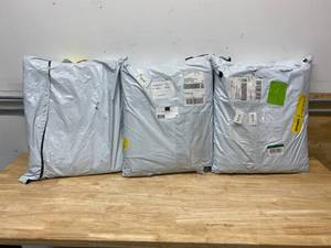 lot 38 image: TAFCO PRODUCTS Lot of Three- 10 ft. x 15 ft. Super Corner Heavy-Duty CAMO Reversible Poly 10 mil Tarp Kit Includes 4 Free Bungee Hook Tie Downs