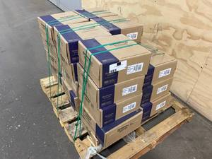 lot 43 image: ARMSTRONG Lot of 23 Cases of Imperial Texture VCT 12 in. x 12 in. Charcoal Standard Excelon Commercial Vinyl Tile (45 sq. ft.  case)