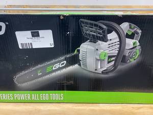 lot 51 image: EGO 14 in. 56V Lithium-Ion Cordless Electric Chainsaw, 2.5 Ah Battery and Charger Included