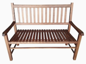 lot 53 image: GARDEN TREASURES 50-in W x 38.58-in L Natural Bench