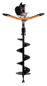 lot 55 image: POWERMATE 43cc Earth Auger Powerhead with 8 in. Bit