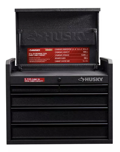 lot 57 image: HUSKY 26 in. W 5- Drawer Tool Chest in Textured Black