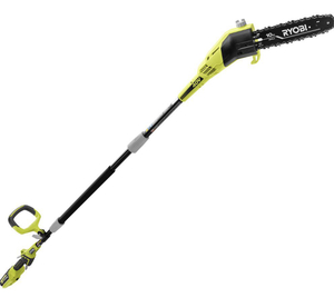 lot 72 image: RYOBI 10 in. 40-Volt Lithium-Ion Cordless Battery Pole Saw with 2.0 Ah Charger.  Battery NOT Included