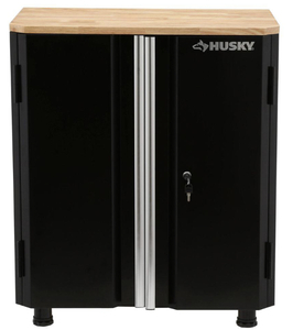 lot 90 image: HUSKY 32.8 in. H x 28 in. W x 18 in. D 2-Door Steel Garage Base Cabinet