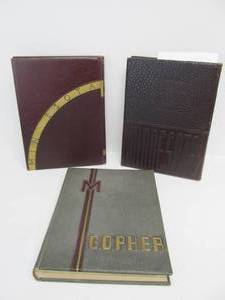lot 39 image: Minnesota Gophers 1930s Yearbooks - 1934, 36 & 37 - National Champion Football Teams