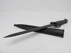lot 98 image: Nice Old Vintage Military Bayonet wScabbard