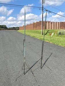 lot 199 image: Lot of 5 Antique Copper Lightning Rods