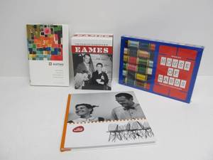 lot 213 image: Group of Charles & Ray Eames Design Items - DVD Box Set Book etc