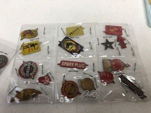 lot 237 image: Collection of Antique Metal Tobacco Tags