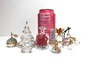 lot 252 image: Group of Signed SWAROVSKI Crystal Figurines