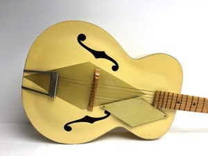 lot 280 image: Awesome Vintage Late 1950s Silvertone Colorama Acoustic Guitar