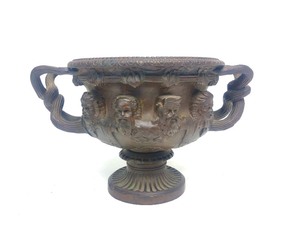 lot 107 image: Fantastic 19th Century Bronze Warwick Vase