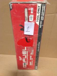 Milwaukee M18 FUEL 16 in. 18-Volt Lithium-Ion Brushless Cordless Chainsaw (Tool-Only) in good condition