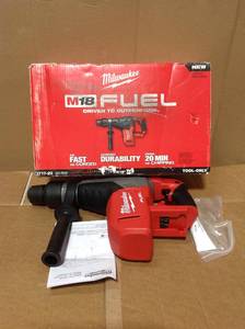 Milwaukee M18 FUEL 18-Volt Lithium-Ion Brushless Cordless 1-916 in. SDS-Max Rotary Hammer (Tool-Only) in good condition