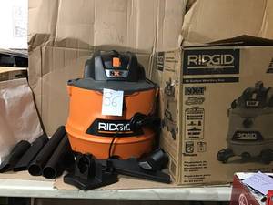 RIDGID 14 Gal. 6.0-Peak HP NXT WetDry Shop Vacuum with Fine Dust Filter, Dust Bag, Hose and 7 Accessories