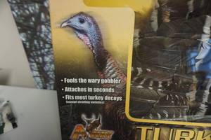 lot 154 image: A Way Hunting Products Turkey Skinz Life Like Turkey Decoy Cover
