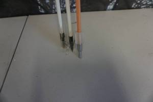 lot 234 image: Lot of 3 Assorted Muzzy Advantage Bow Fishing Arrows