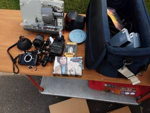 lot 19 image: Large Lot Of Camera Related Equipment With Porta Brace Bag