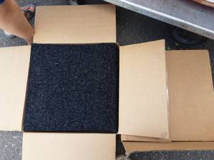 lot 22 image: 2-Boxes Of Carpet Squares 18x18 (12 Pieces Each Box)