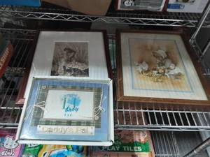 lot 49 image: Alice In Wonderland Framed Print 15x12 By Arthur Rackham, Other Framed Farm Print, Baby Picture Frame