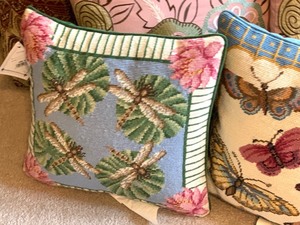 lot 211 image: Lot of Nine Decorative Throw Pillows