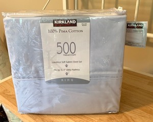 lot 208 image: King Size Sheets -540 Thread Count (NEW)