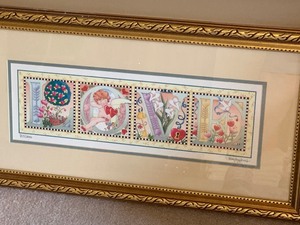 lot 219 image: Framed Mary Engelbreit Print