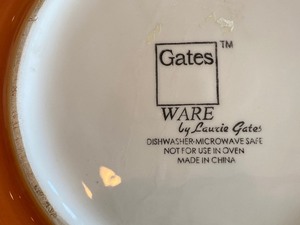 lot 2 image: Lot of Decorative Dishes by Gates Ware