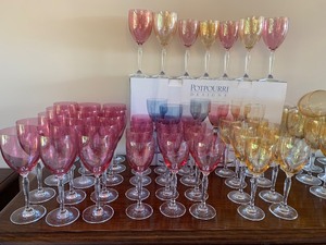 lot 65 image: Large Lot of Stemware