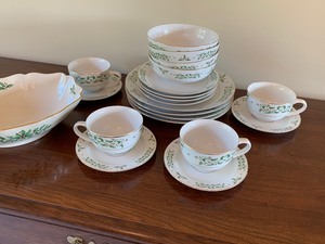 lot 67 image: Gibson Christmas Dish SetService For Four with a Lenox Serving Dish