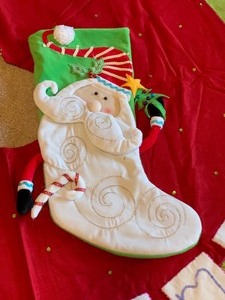 lot 151 image: Bachmans Tree Skirt and Stockings