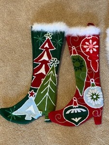 lot 152 image: Christmas Tree Skirt and Stockings