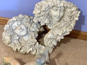 lot 161 image: Angel Figural Wall Pockets