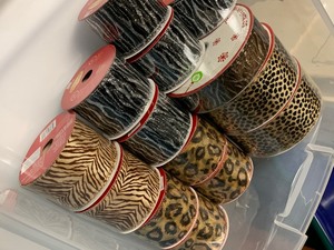 lot 175 image: 14 Rolls of Safari Themed Ribbon