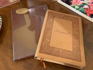 lot 226 image: Feline Inspired Christmas Cards and Leather Journal and More
