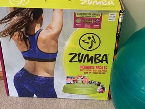 lot 234 image: Zumba Rizer and CDS and Excercise Ball