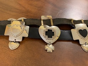 lot 247 image: Ladies Belt with Silver Accents