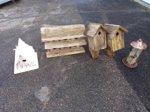 Bird Houses and bird feeder