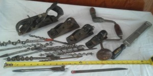 lot 4 image: Vintage planers, drift, bits at more.