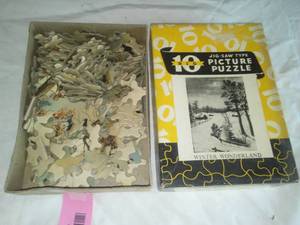lot 40 image: Big Ten Vintage Puzzle  excellent