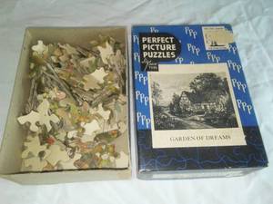 lot 41 image: Vintage Puzzle Picture Perfect Puzzle