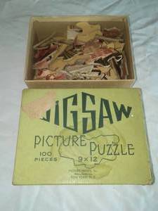 lot 42 image: Vintage Puzzle Picture Puzzle 100 pc.