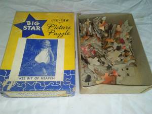 lot 43 image: Vintage Puzzle Big Star no. 1010,