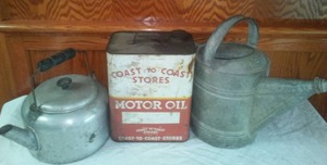 lot 57 image: oil can teapot & water can.
