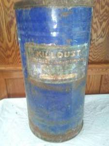 lot 58 image: Kill Dust metal can